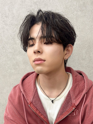 【福岡/天神/メンズカット】シースルーセンターパート