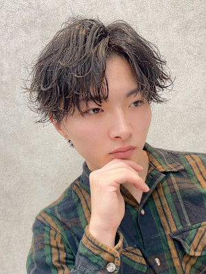 【福岡/天神/メンズパーマ】大人ゆるふわパーマ