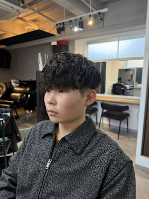 大宮/カット/短髪/毛流れ/センターパート