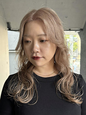 ミルクティーベージュ/ベージュ/ハイトーン