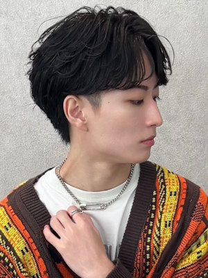 毛流れセンターパート【福岡/天神/メンズパーマ】