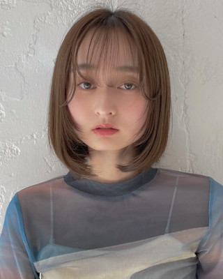 ケアブリーチ×ぷつっとボブ×ハイトーンカラー