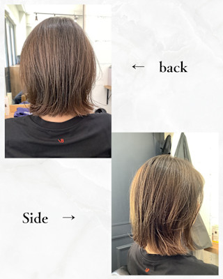 ≪お客様スタイル≫ うるツヤカラー