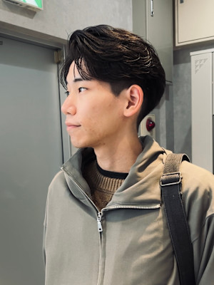 【Zina】メンズ/センターパート/曲がる縮毛矯正/福岡