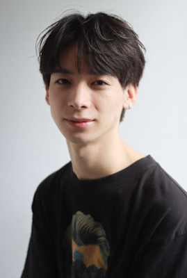 メンズ【韓国風センターパート】