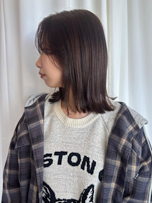 【MICHI 富田店　古作蓮】ミディアムボブ ボブ 30代 