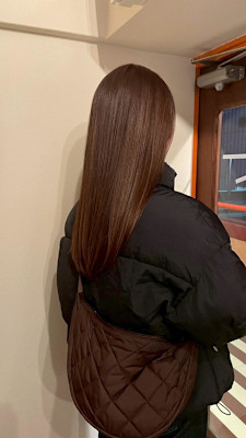 髪質改善ブラウン/ストレート