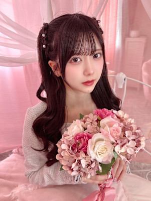 橋本菜々子ちゃん編み上げハーフツイン＊まゆ/小顔/大須 栄