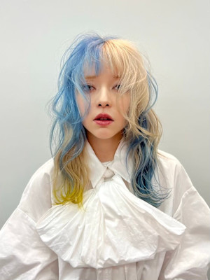 セクションカラー　ケアブリーチ　ブリーチカラー　表参道/原宿