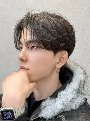 【福岡/天神/メンズカット】シースルーセンターパート