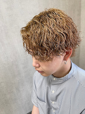 波巻きパーマ/波巻きスパイラル【福岡/天神/メンズパーマ】