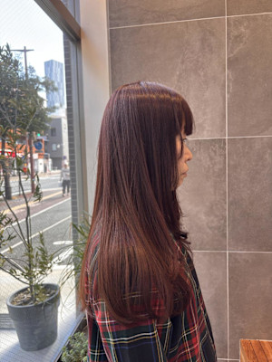 冬のボルドーカラー