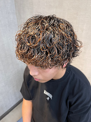 波巻きパーマ/波巻きスパイラル【福岡/天神/メンズパーマ】