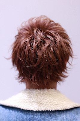 サイドパートグランジスマートマッシュツーブロック