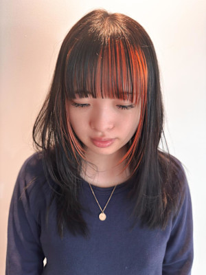 デザインカラー/ハイトーン/レイヤーカット