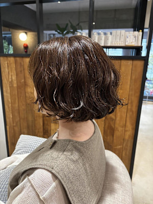 くせ毛パーマ/脱縮毛矯正/ドライ