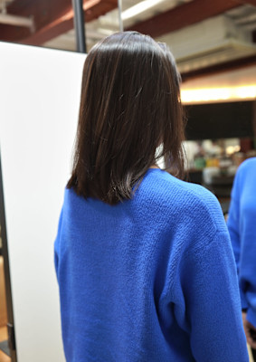 ミディアムレイヤー×と縮毛矯正