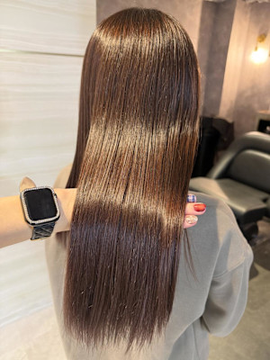 《高橋亜美》アッシュブラウン/艶カラー/大宮