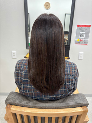 シナジー美髪縮毛＋カット＋髪質改善トリートメント