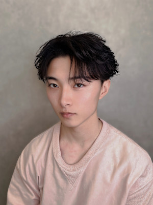 【福岡/天神/メンズパーマ】フェザーショート