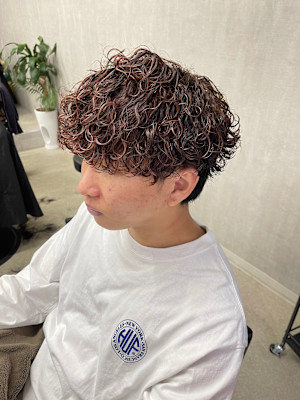 波巻きパーマ/波巻きスパイラル【福岡/天神/メンズパーマ】