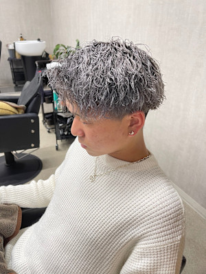 ツイストスパイラル/ブリーチパーマ【福岡/天神/メンズパーマ