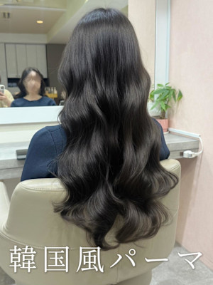 韓国風パーマ/コテ巻き風パーマ/デジタルパーマ/レイヤー