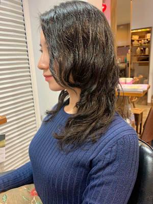 MONET 巻き髪風パーマ　【新垣拓未】