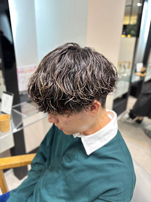 シャドウパーマ×ハイライト