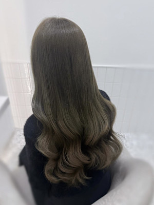 ダブルカラーオリーブベージュ＊rina/小顔/大須 /栄