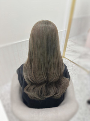 ダブルカラーオリーブベージュ＊rina/小顔/大須 /栄