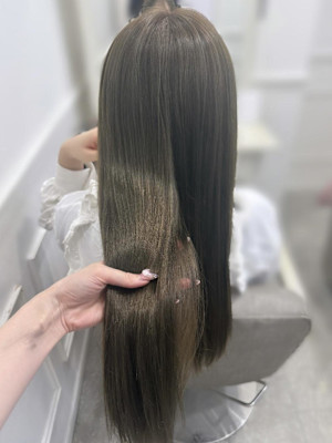 ダブルカラーオリーブベージュ＊rina/小顔/大須 /栄