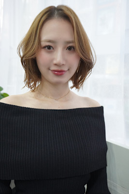 レイヤーカット/レイヤー/顔周り/ミディアム/ボブ/ショート