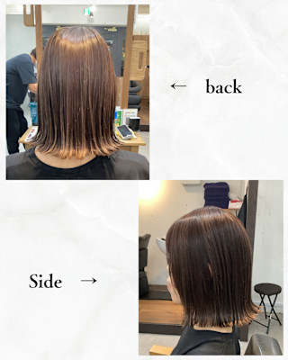 ≪お客様スタイル≫ 髪質ケアうるツヤカラー