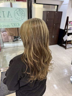 白髪ぼかしハイライト