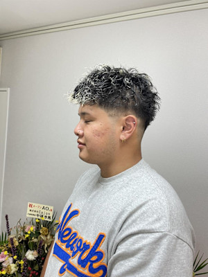 クリームパーマ/横浜美容室/石川町美容室/特殊パーマ/波巻き