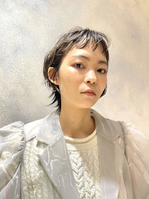 ショートウルフ/ウルフカット/ワイドバング/ショートカット