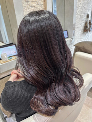 艶感たっぷり♪冬色ラベンダーブラウン