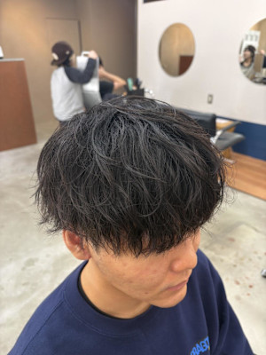 緩めシャドウパーマ