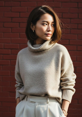 リタッチカラー/レイヤーショート/内巻きモテボブ