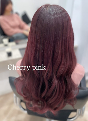 チェリーピンクカラー🎶🍒