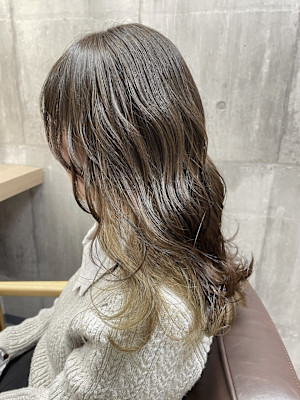 髪質改善インナーカラー