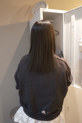 グレージュ/髪質改善カラー