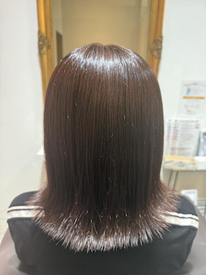 ワンカール外ハネ艶ボブ【髪質改善/錦糸町】