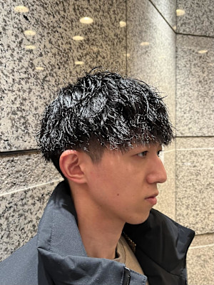 銀座　理容室　ツイストスパイラル　ツイストパーマ