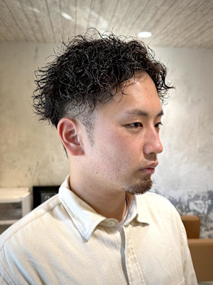 【大村指名】メンズカット大人男性ツイストスパイラル