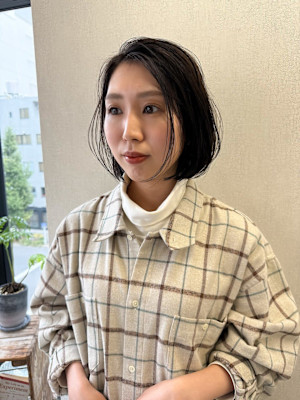 【kiji】＃ボブ＃ショート＃暗髪＃久屋大通＃丸の内＃高岳