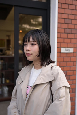 ステップカット/髪質改善カラー