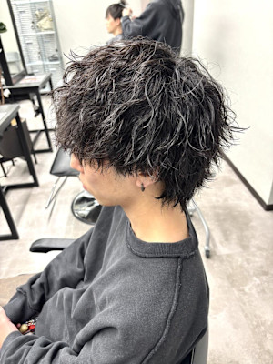 【ツイストスパイラルパーマ】無造作でキマる。