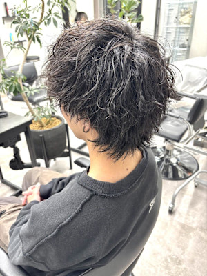 【ツイストスパイラルパーマ】無造作でキマる。